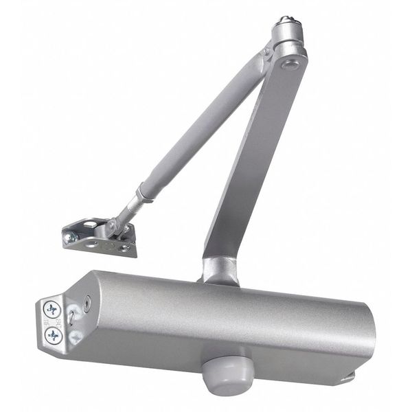 Manual Hydraulic YDC200 Door closer Heavy Duty Interior and Exterior, Silver