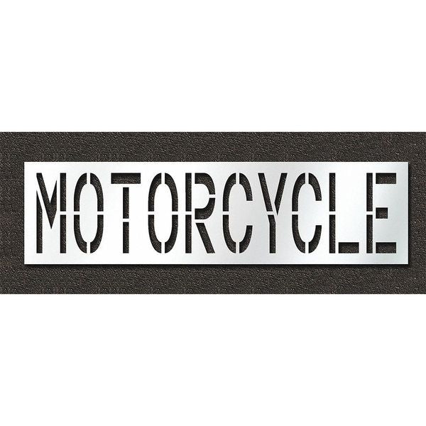 Pavement Stencil, Motorcycle, STL-108-72416