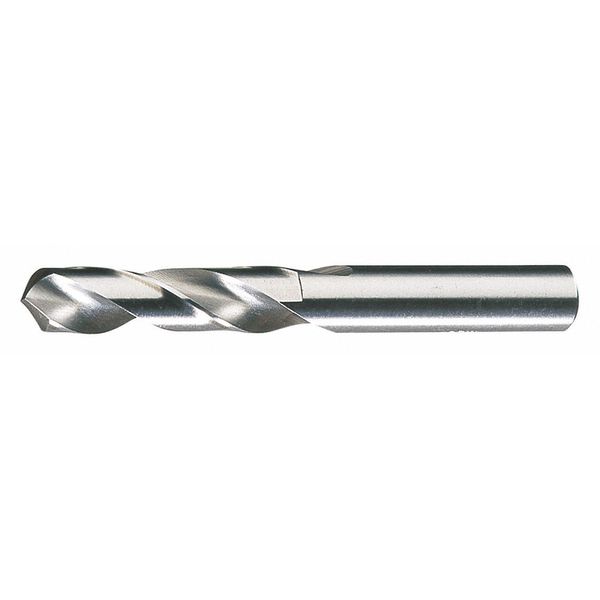 Screw Machine Drill Bit, Q Size, 135  Degrees Point Angle, High Speed Steel, Bright Finish