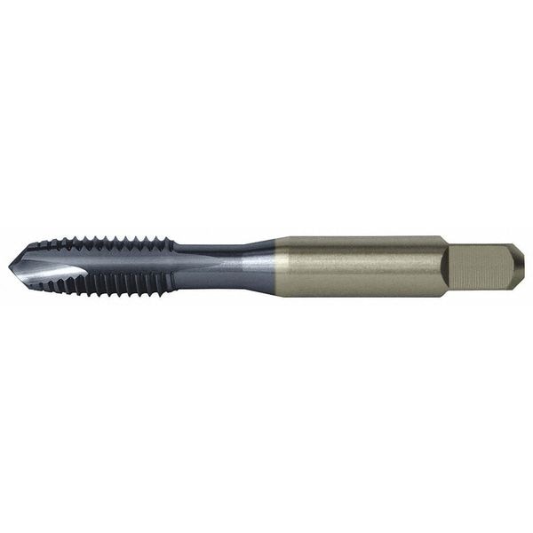 Spiral Point Tap, M10-1.5, Plug, Metric, 3 Flutes, TiCN