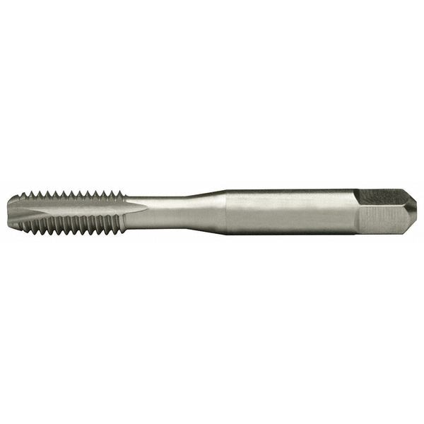 Spiral Point Tap, #8-32, Bottoming, UNC, 2 Flutes, Bright