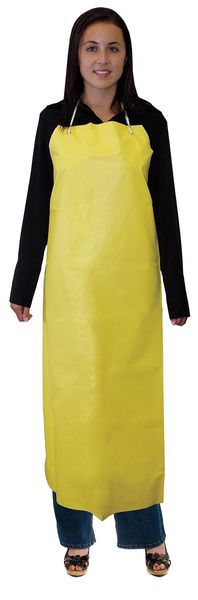 Bib Apron, Yellow, 48 In. L