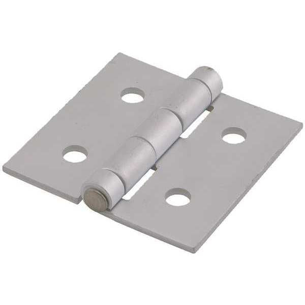 1 1/2 in W x 3 in H Anodized Aluminum Door and Butt Hinge