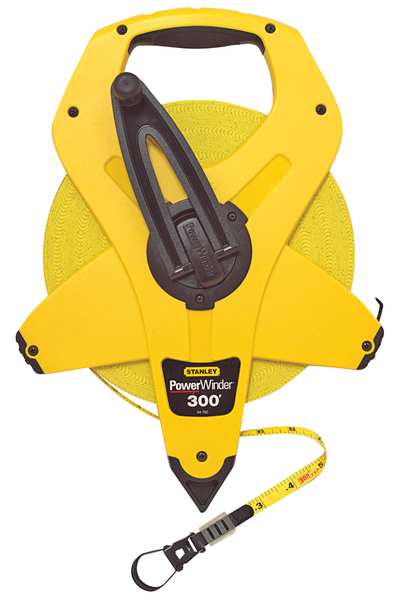 300 ft Tape Measure, 1/2 in Blade