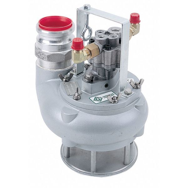 Submersible Trash Pump, Hydraulic, 3 In