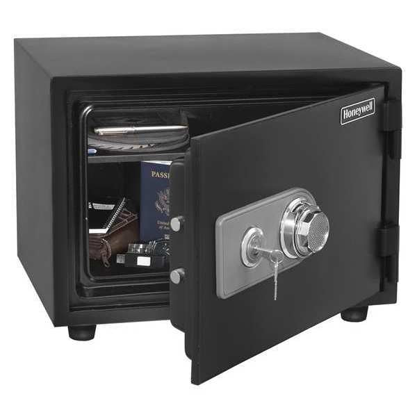 Fire Rated Security Safe, 0.55 cu ft, 99.2 lb, 1 hr. Fire Rating
