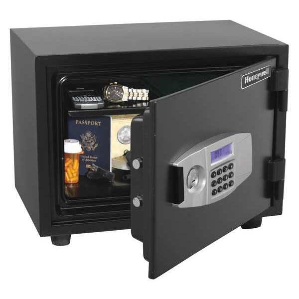 Fire Rated Security Safe, 0.55 cu ft, 99.2 lb, 1 hr. Fire Rating