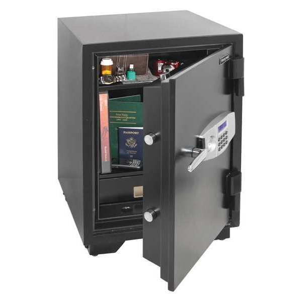 Fire Rated Security Safe, 2.35 cu ft, 295.5 lb, 1 hr. Fire Rating