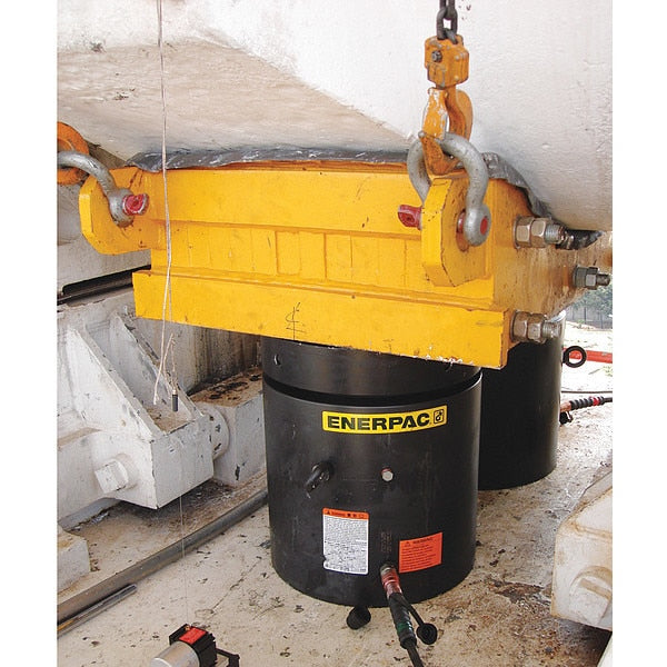 HCL1504, 168 ton Capacity, 3.94 in Stroke, Single-Acting, High Tonnage, Lock Nut Hydraulic Cylinder