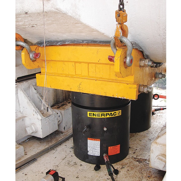 HCL1004, 113 ton Capacity, 3.94 in Stroke, Single-Acting, High Tonnage, Lock Nut Hydraulic Cylinder