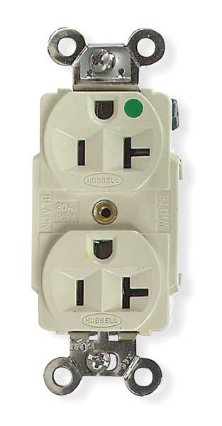 20A Duplex Receptacle 125VAC 5-20R IV
