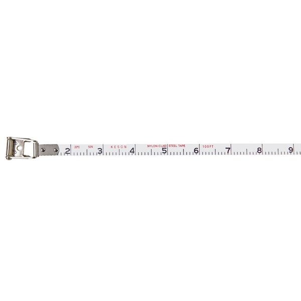 200 ft Engineer's Tape Measure, 3/8 in Blade
