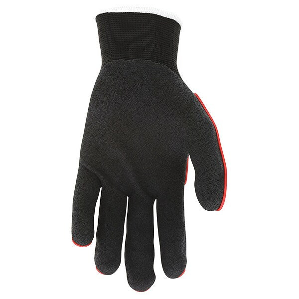 Coated Gloves, S, knit Cuff, PK12