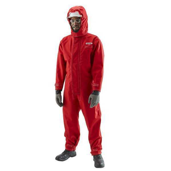Hood, Red, Universal, Hook-and-Loop