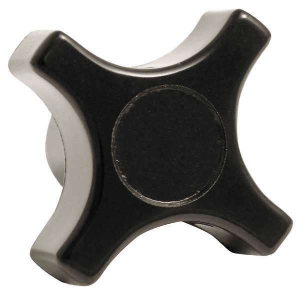 Three Prong Clamp Knob, 10-32 Thread Size, 0.77