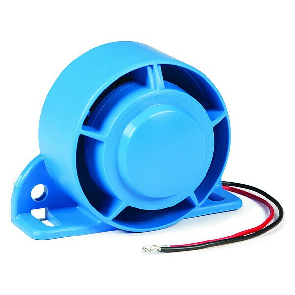 Back Up Alarm, 107dB, Blue, 3 In. H
