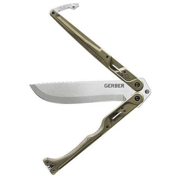 Folding Knife, 15-1/2 in Overall L