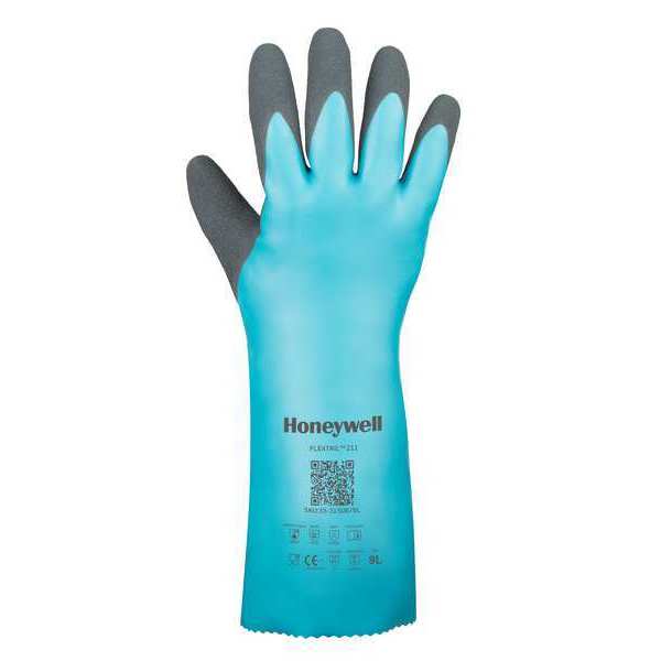 Chemical Resistant Glove, Green, XL, PR