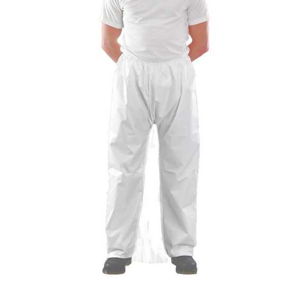 Pants, 4XL, White, PE, PK50