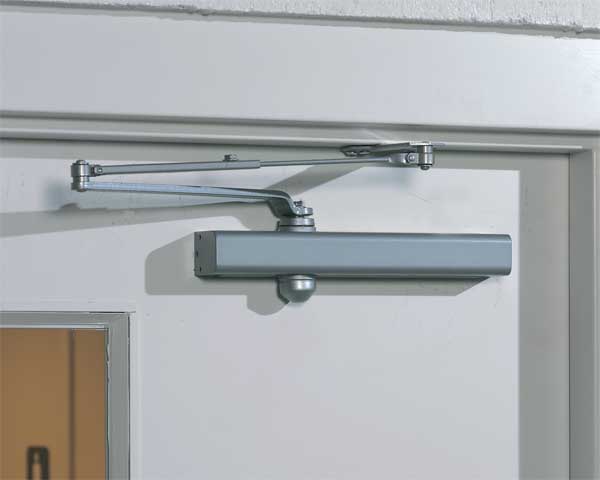 Manual Hydraulic Norton 8000 Door Closer Heavy Duty Interior and Exterior, Aluminum