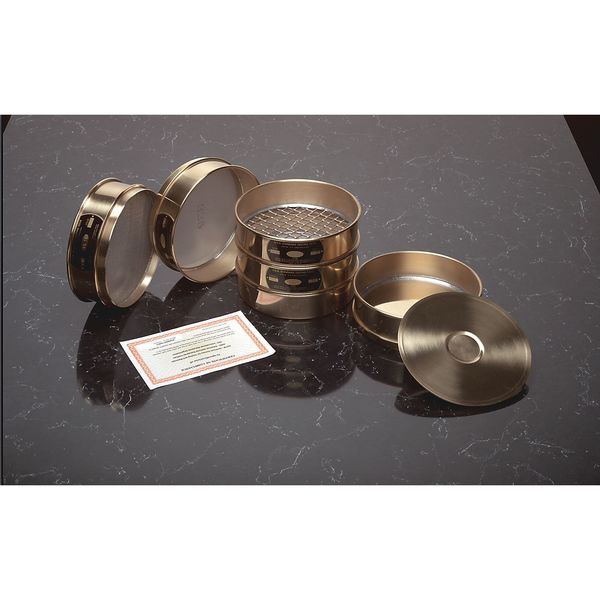 Testing Pan Cover, Brass, 12 In