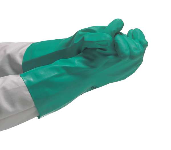 Chemical Resistant Glove, 11 mil, Sz 10, PR