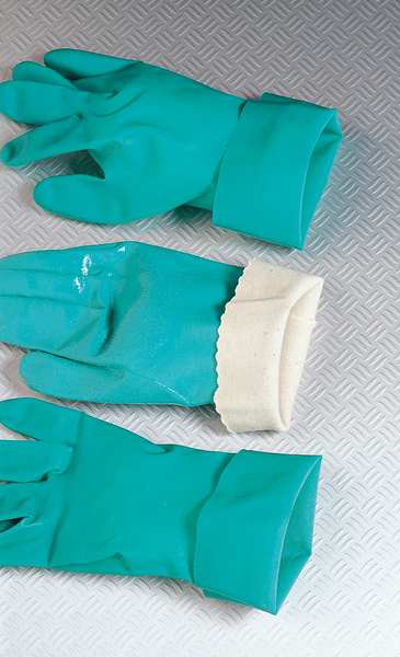 Chemical Resistant Glove, 11 mil, Sz 10, PR