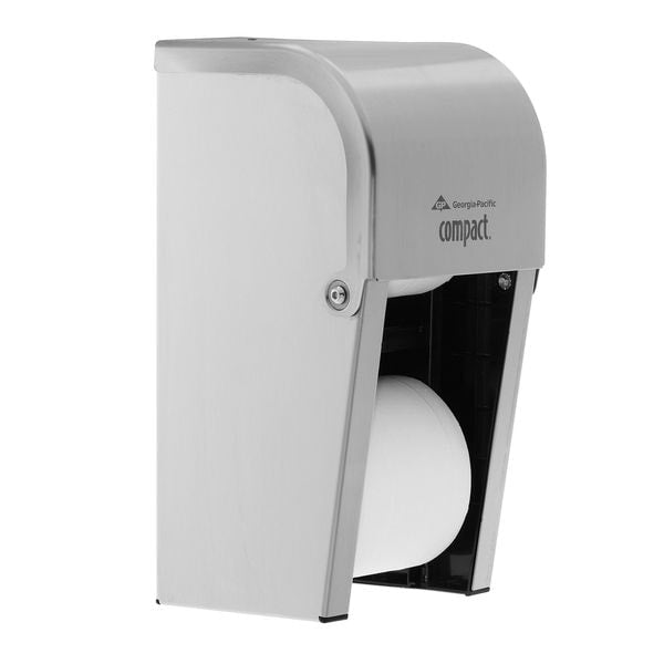 Toilet Paper Dispr, Coreless, 13-1/2 In. H, Length: 6.5