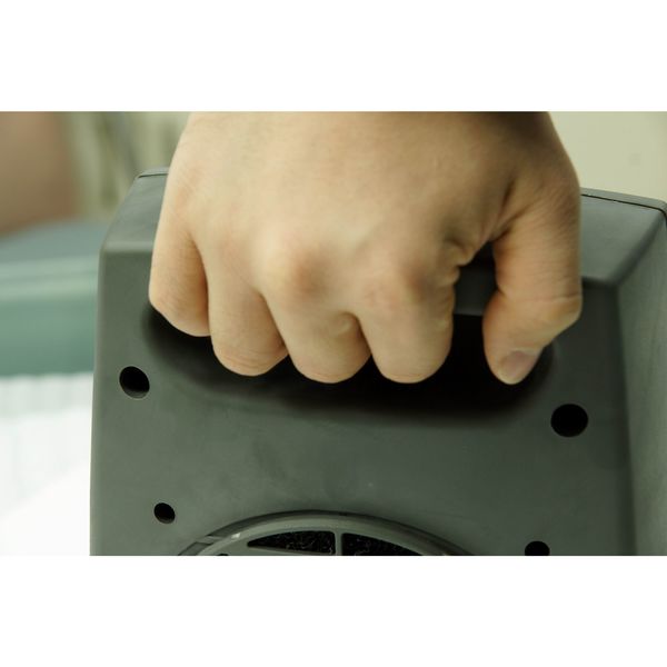 Portable Electric Heater, 1500/900, 120V AC, 1 Phase, Oscillating