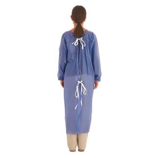 Cleanroom Apron, Blue, X-Large