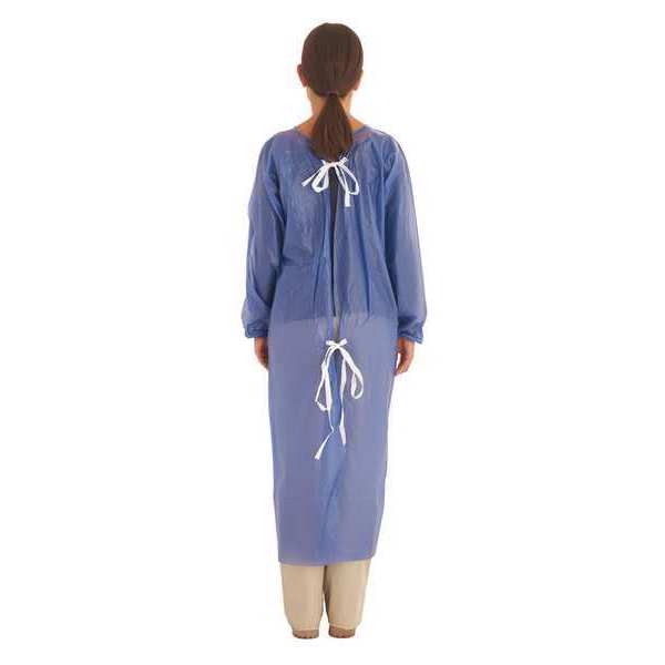 Cleanroom Apron, Blue, Medium