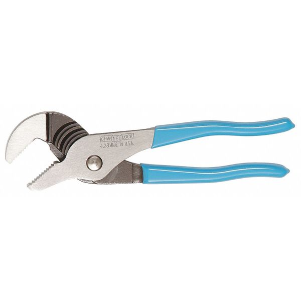 8 in Straight Jaw Tongue and Groove Plier, Serrated