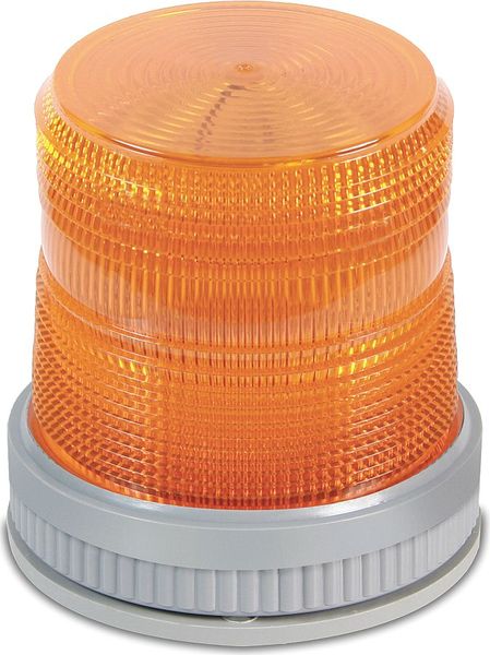 Warning Light, LED, 120VAC, Amber, 65 FPM