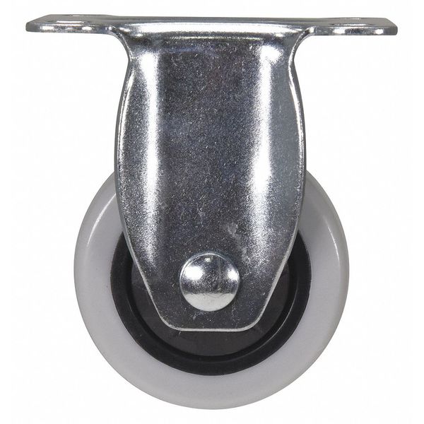 Light Gray Rigid Polypropylene Caster 3 x 1 1/4