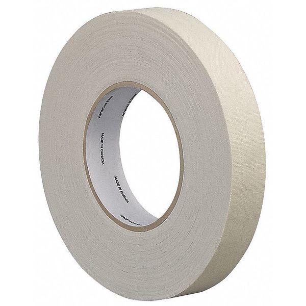 Cloth Tape, 1 In x 60 yd, 10.5 mil, White