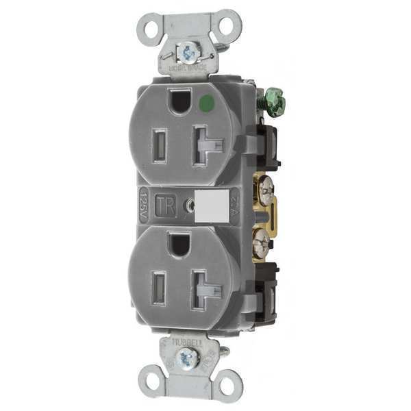 20A Duplex Receptacle 125VAC 5-20R GY