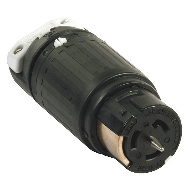 50A Twist-Lock Connector 3P 4W 125/250VAC BK