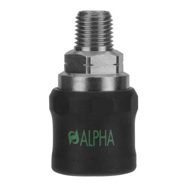 Safety Exhaust Coupler, 1/4