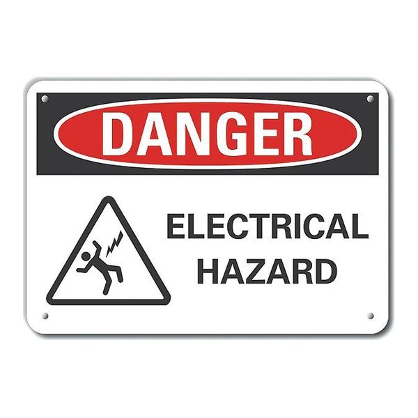 Decal, Danger Electrical Hazard, 14x10