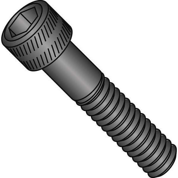 #5-40 Socket Head Cap Screw, Black Oxide Alloy Steel, 5/8 in Length, 100 PK